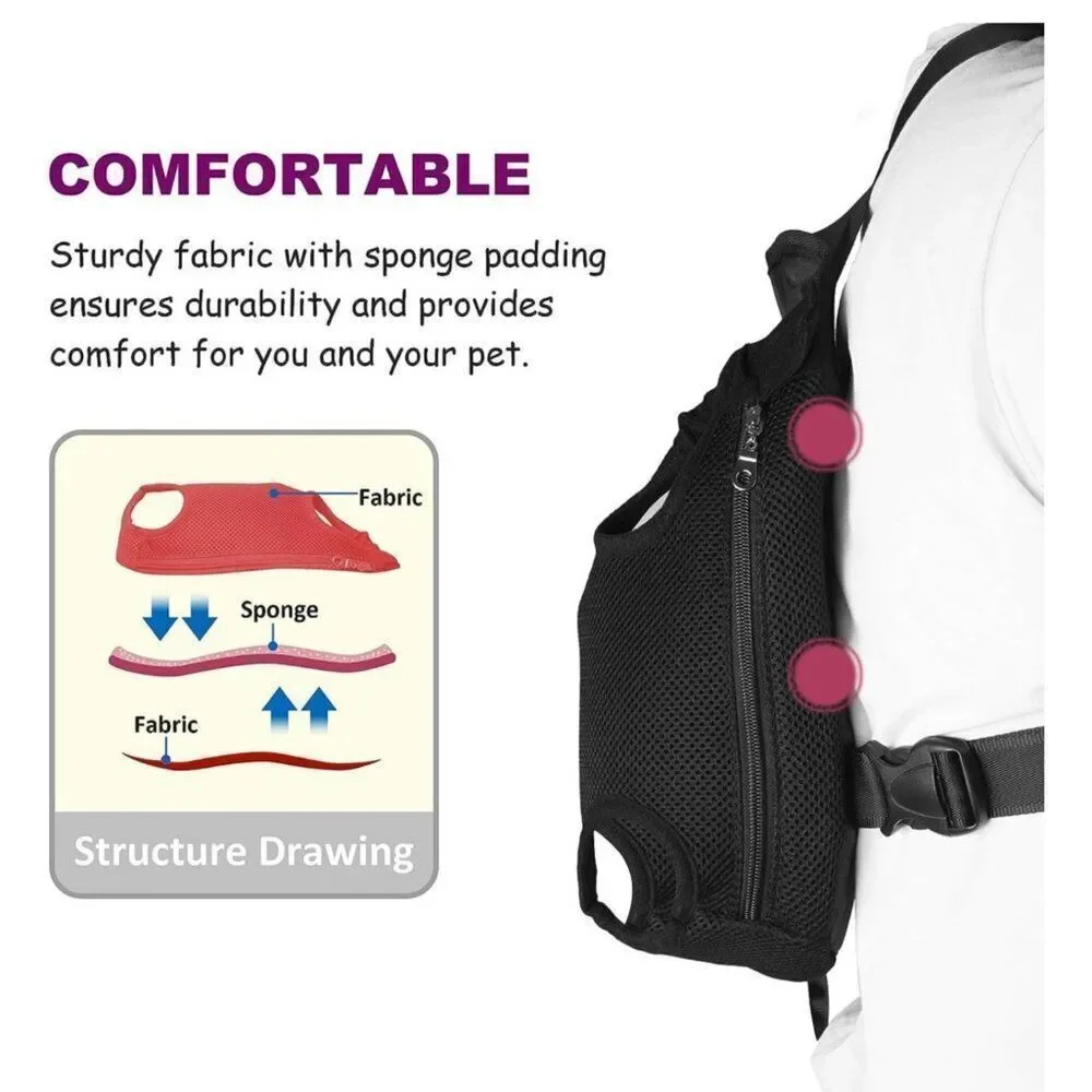 Geepet Black Small Dog / Cat Body Carrier